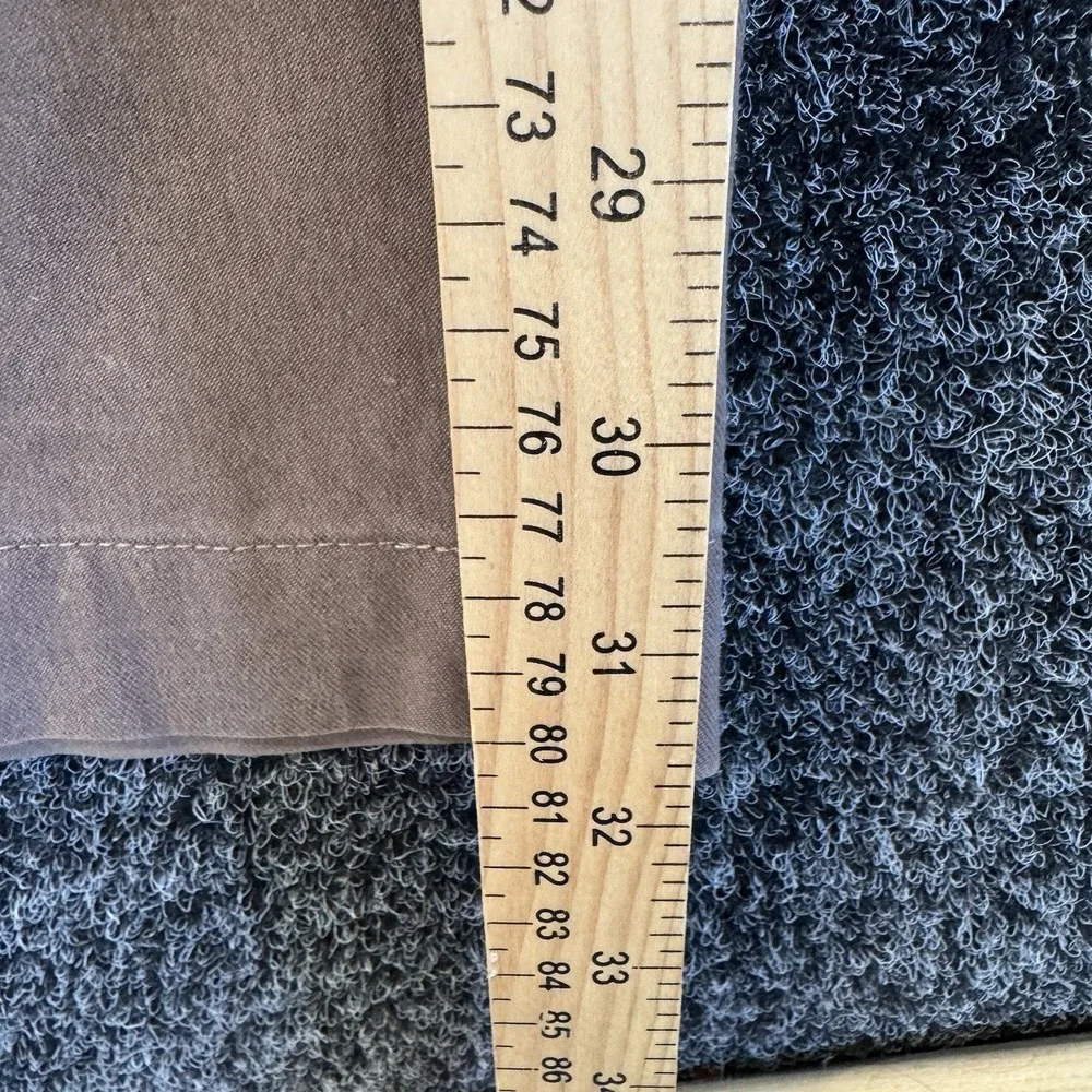 Tommy Bahama Boracay Flat Front Chino Pants Mens 38x34 Brown Cotton Tencel Blend